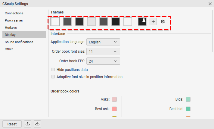 Available Themes