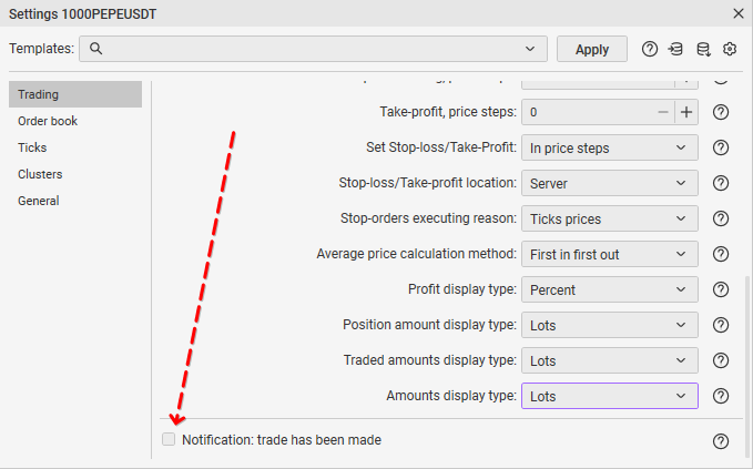Notification: Trade Has Been Made