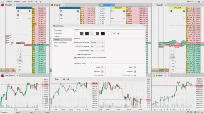 User-customizable color themes