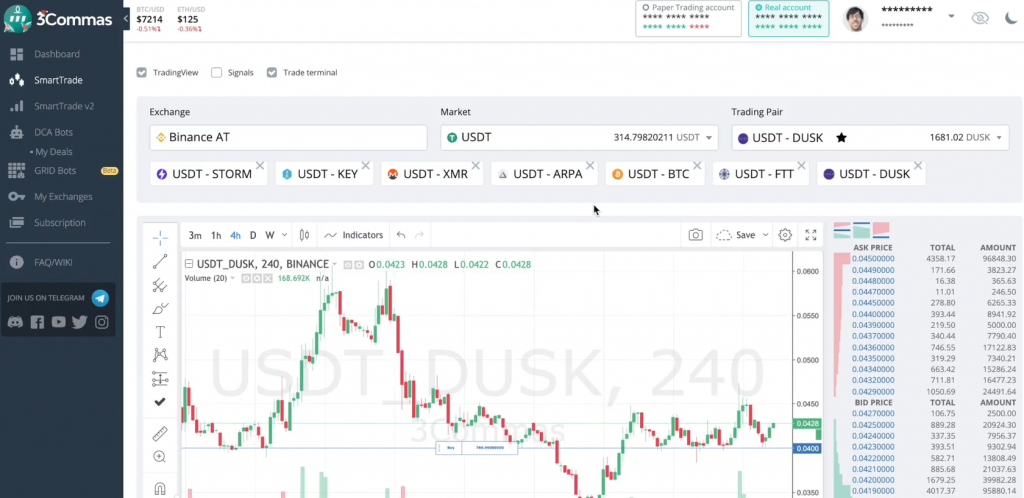 Best Trading Platforms: 3commas professional trading platform and day trading software