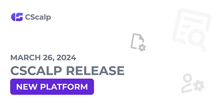 26.03.24 CScalp New Platform release announcement