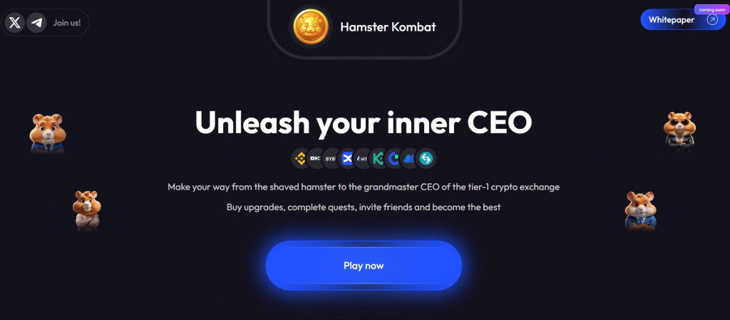 Hamster Kombat official website
