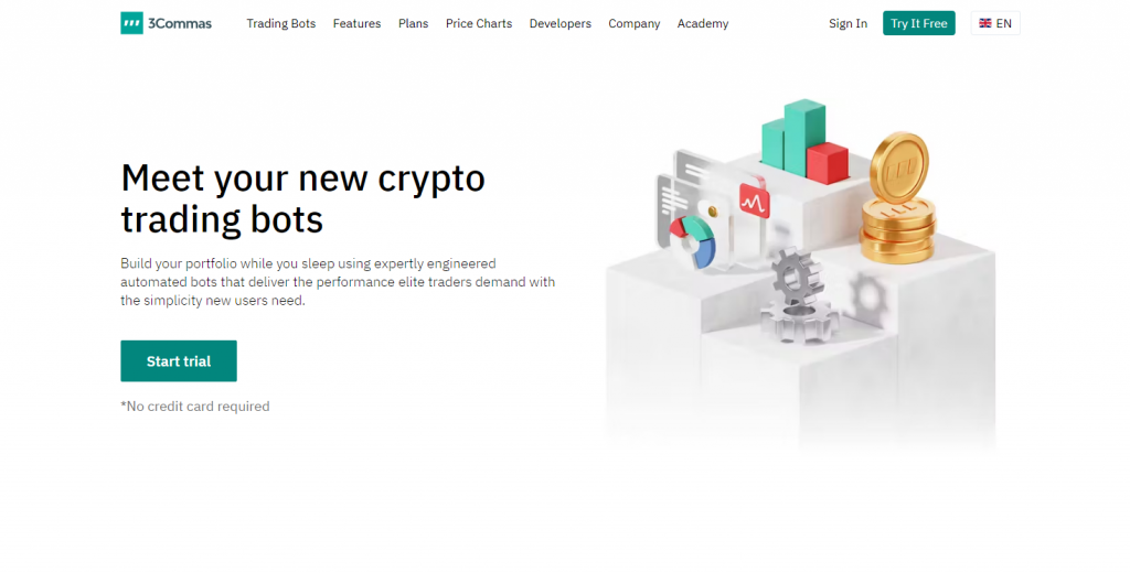 Crypto Scalping Bot: 3Commas official website