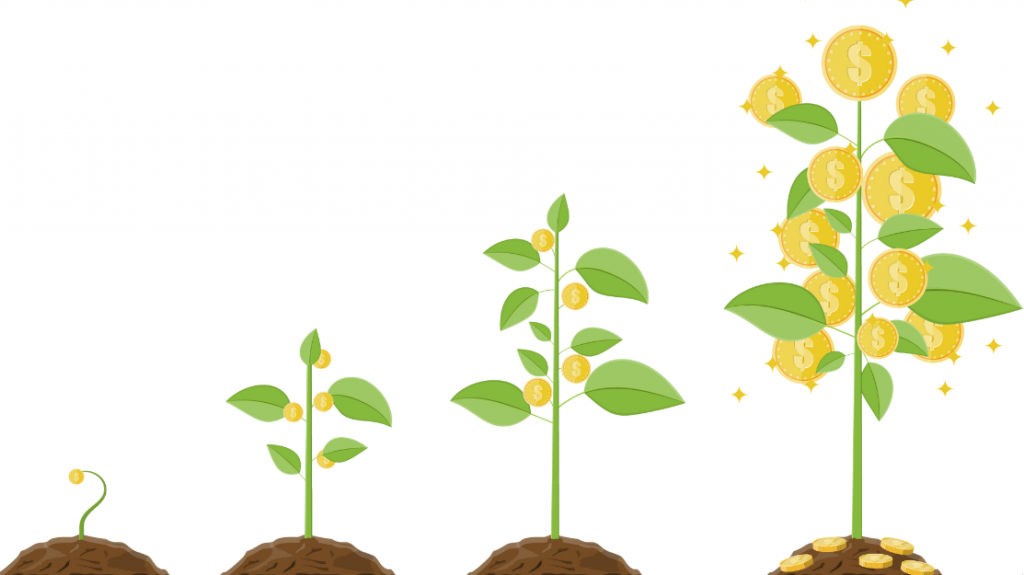 Plants representing Binance yield farming