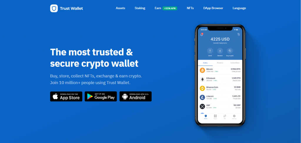 Hot wallets, Trust Wallet, BitPay, MetaMask, Atomic Wallet, JAXX, Electrum, MyEtherWallet, Blockchain, Cryptonator, Cold wallet, Ledger, SafePal, Trezor, crypto wallet, crypto wallets