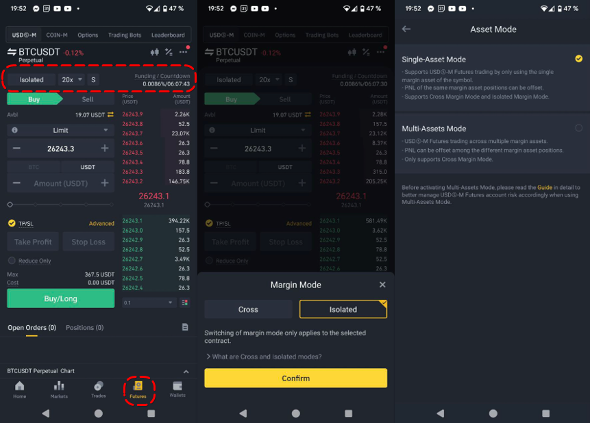 Margin and multi-asset mode selection, Funding rate