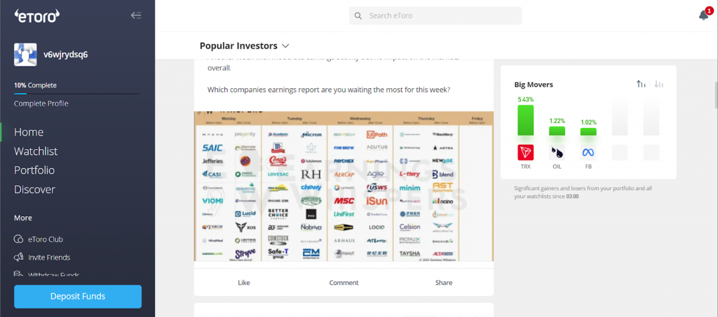 eToro, eToro platform, crypto trading platform, eToro features, how to use eToro, eToro guide, eToro for beginners, cryptocurrency, crypto, trading, crypto trading