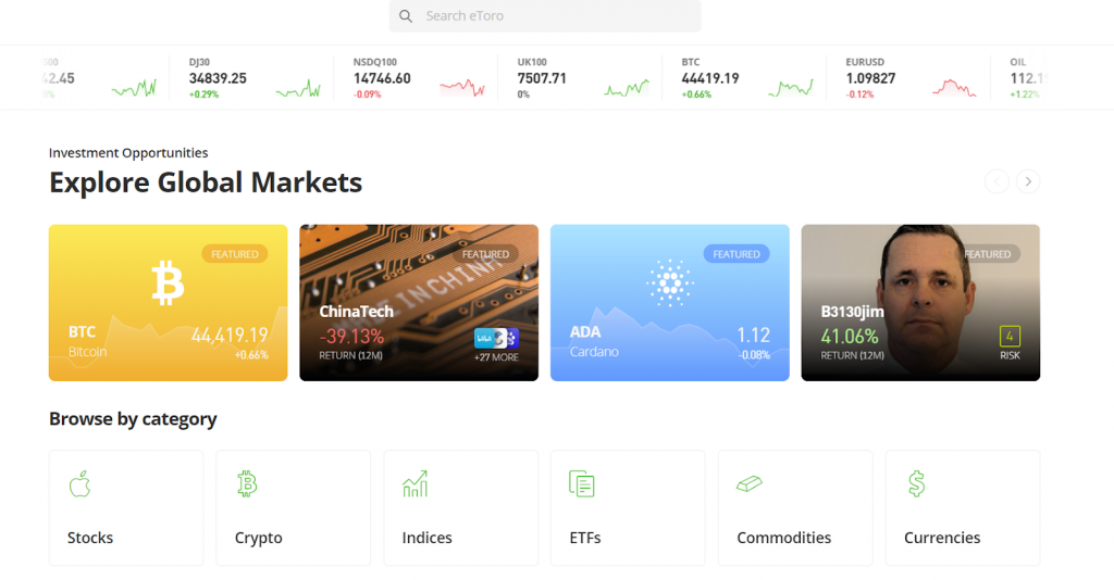 eToro, eToro platform, crypto trading platform, eToro features, how to use eToro, eToro guide, eToro for beginners, cryptocurrency, crypto, trading, crypto trading