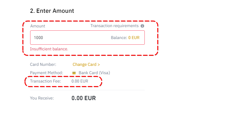 Binance fees for money withdrawal to a bank card