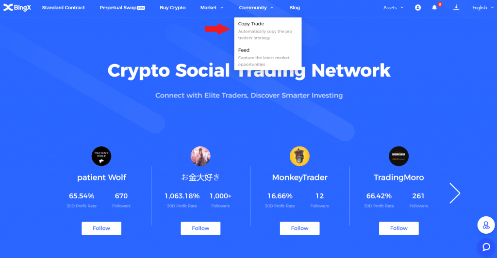 BingX, Bingbon, BingX features, BingX Exchange, BingBon exchange, BingX Trading exchange, BingBon trading, BingX copy trading, BingX copytrading, BingX social trading, copy trading, copytrading, social trading, copy trades, how to copy trades