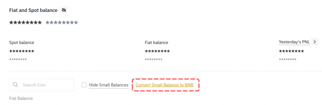 crypto dust, crypto balance, small balance, Binance dust, Binance small balance, How to convert Binance balance, how to convert crypto, Binance feature, Binance fee