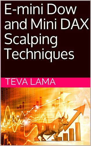 Cover of the trading book “E-mini Dow and Mini DAX Scalping Techniques” by Teva Lama