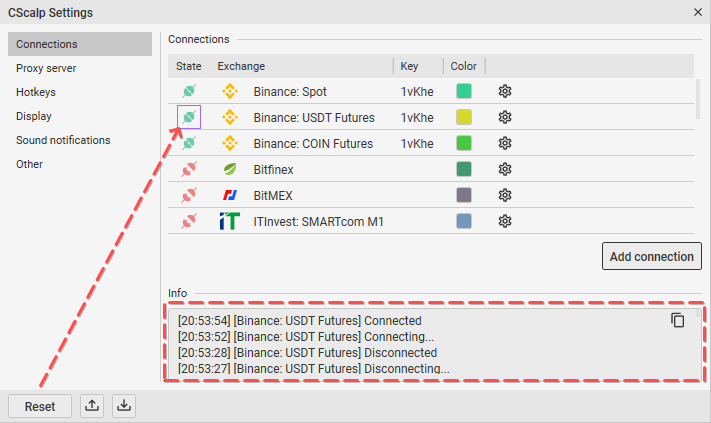 Binance connection icon