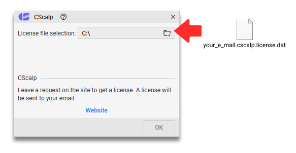 CScalp terminal launch window