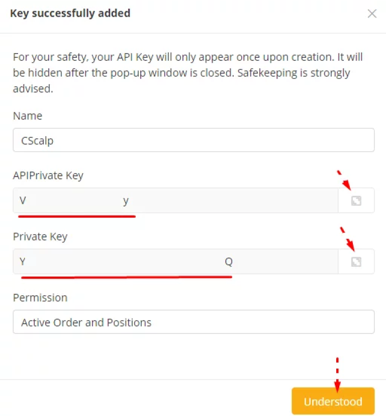 Bybit API keys, connecting CScalp to Bybit