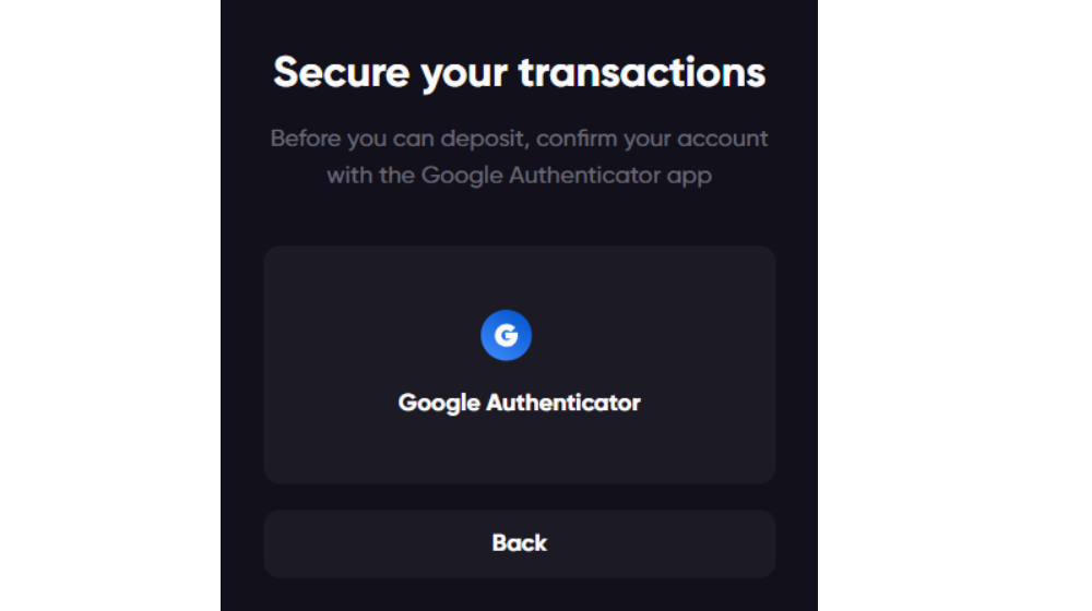 2FA setup windows