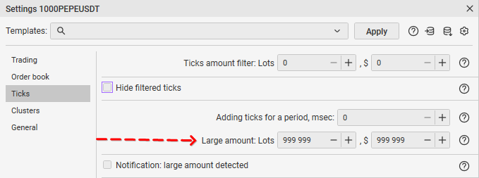 Big amount