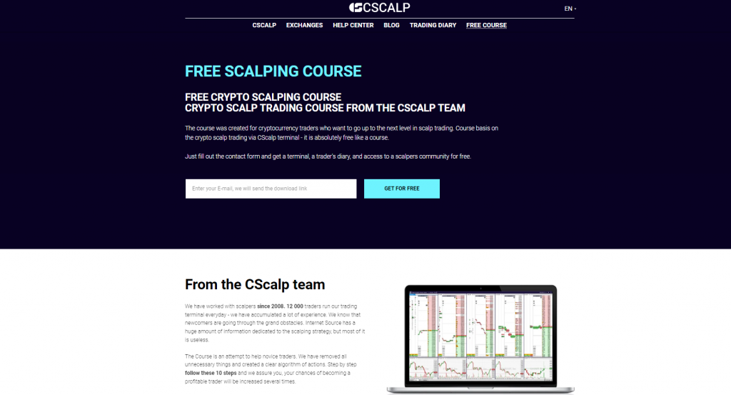 CScalp’s free trading course