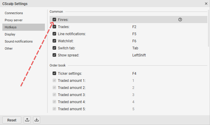 How to enable or disable