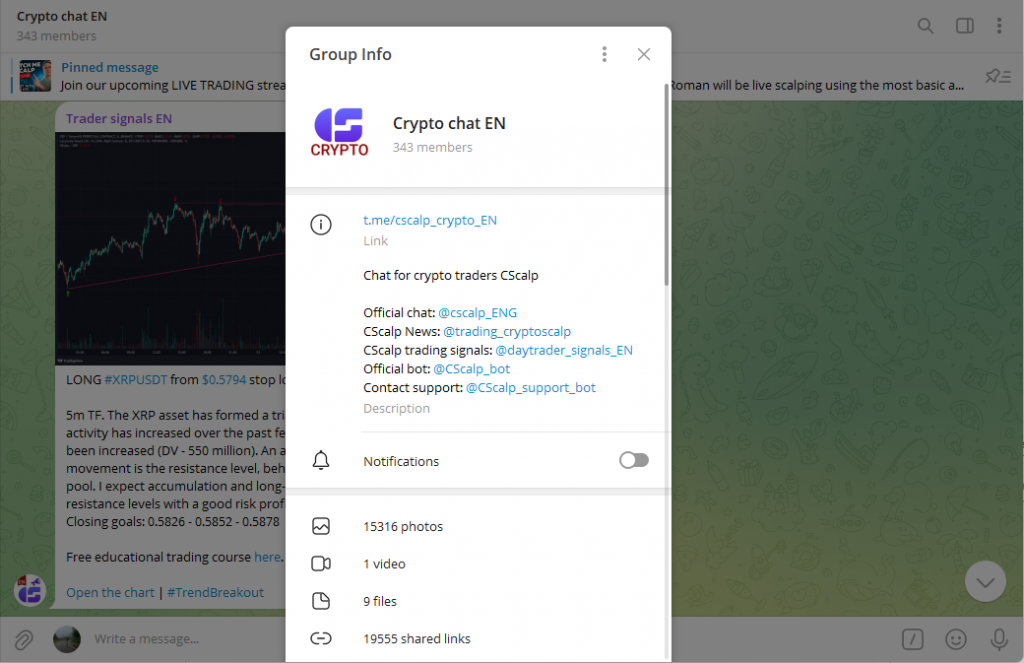Binance free signals telegram group link