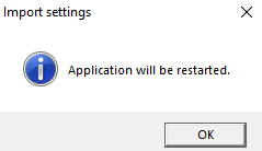 A request to restart the CScalp trading platform