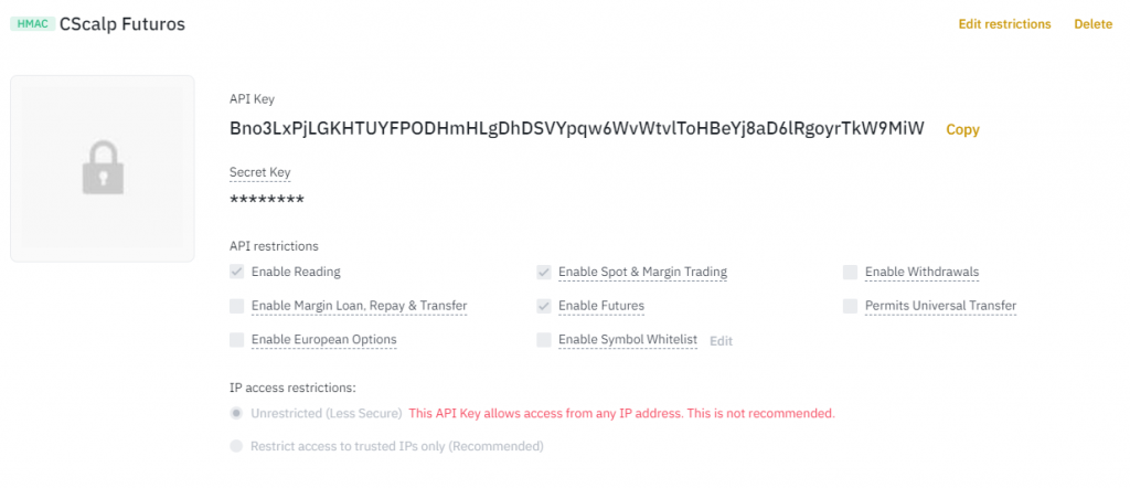 API Binance