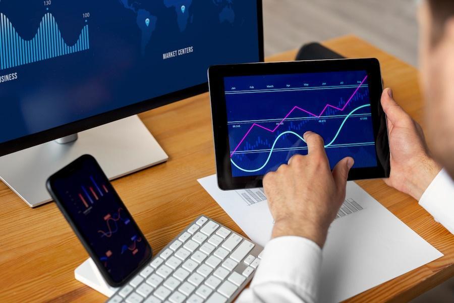 A person using smart money concept indicator