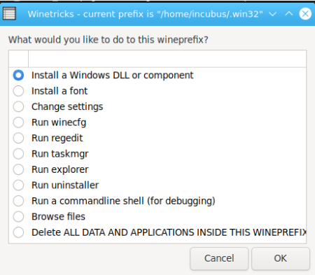 Instalación de Wine en Linux para operar en CScal