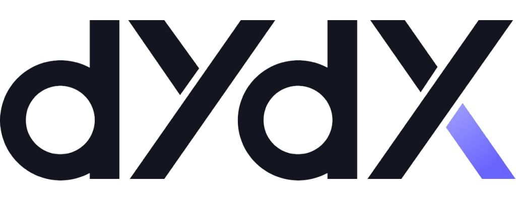 Logo de dYdx, uno de los mejores exchanges de criptomonedas que trabaja con la plataforma de trading CScalp