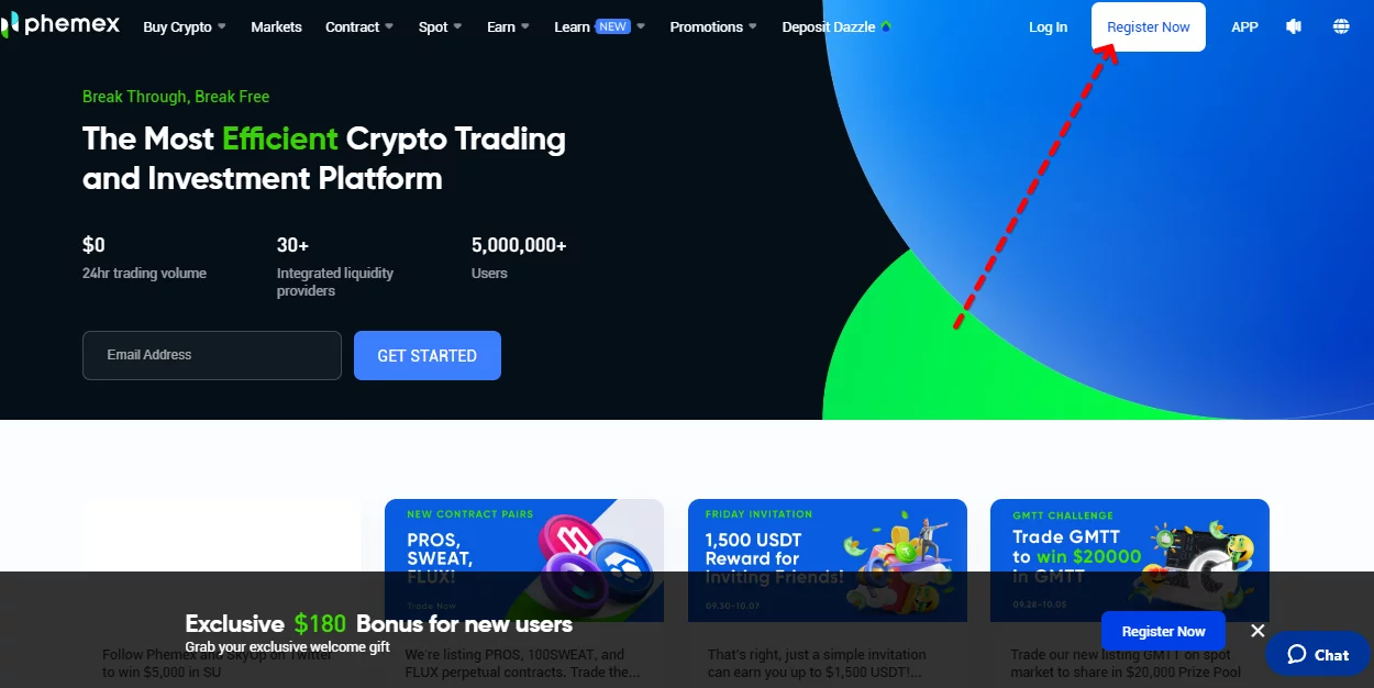 phemex, phemex exchange, phemex registration